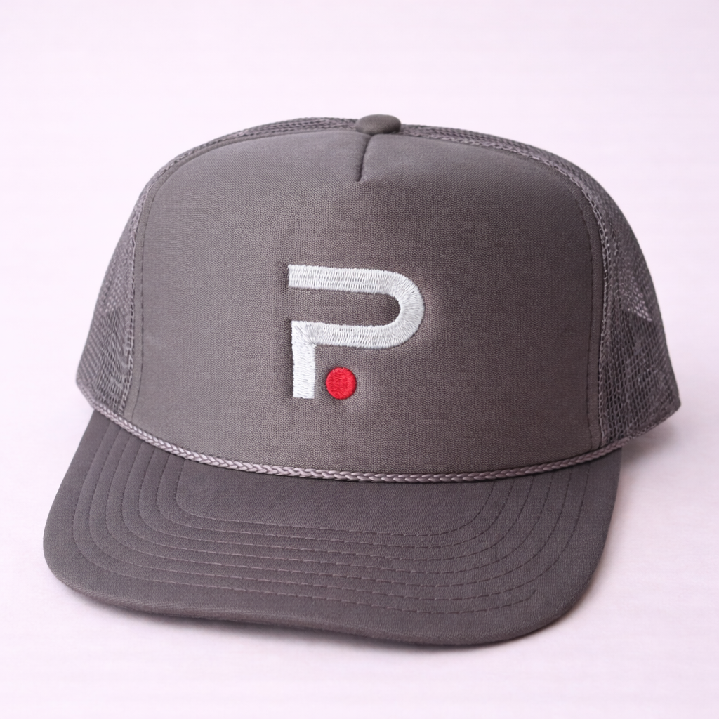 P-Dot Trucker Hat "Like Steel"