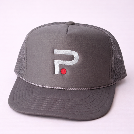 P-Dot Trucker Hat "Like Steel"